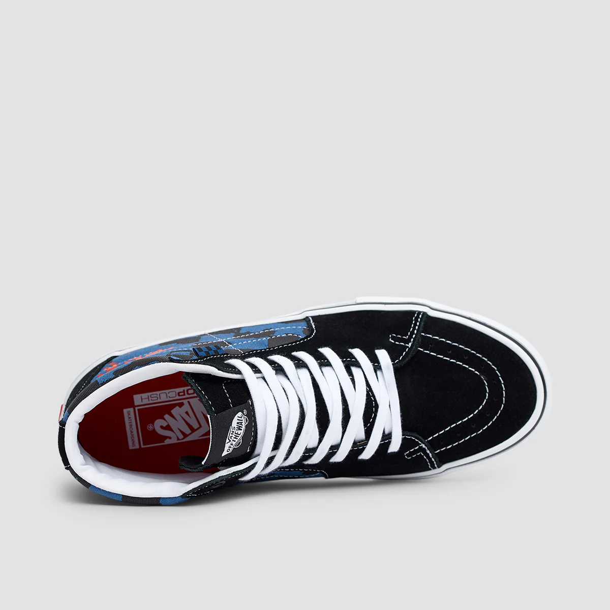 Vans Skate Sk8-Hi Shoes - Krooked By Natas For Ray Blue/Black/Multicolour - Image 4