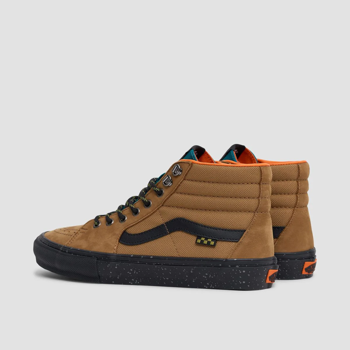 Vans Skate Sk8-Hi Shoes - Outdoor Brown/Black - Image 3