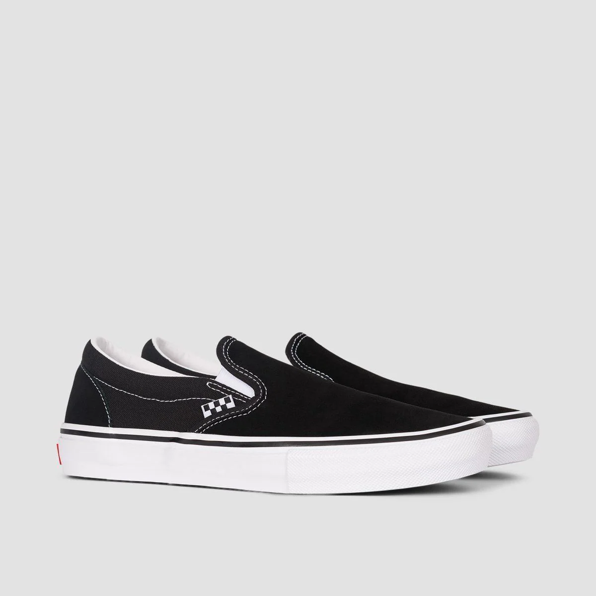 Vans Skate Slip-On Shoes - Black/White - Image 2