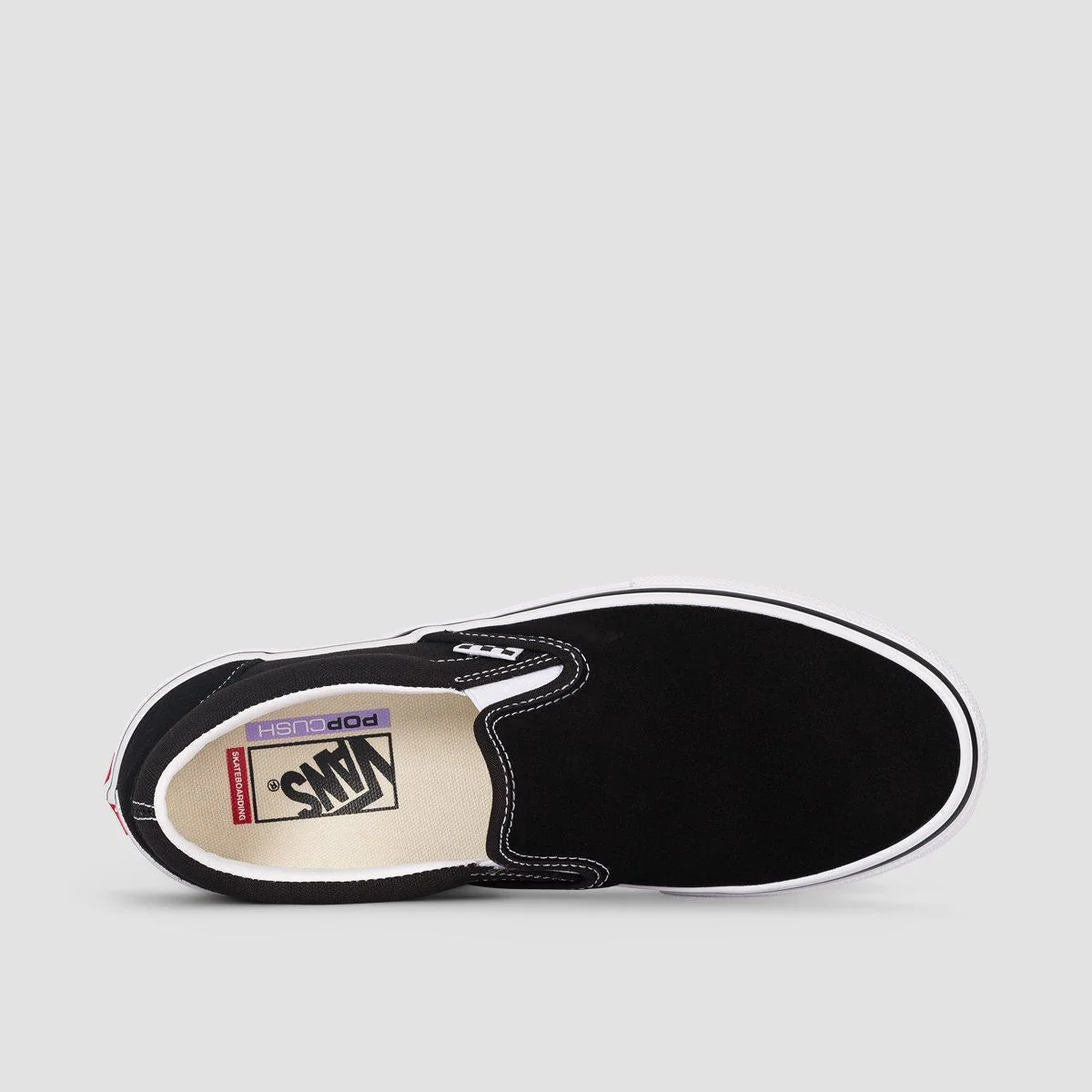Vans Skate Slip-On Shoes - Black/White - Image 4