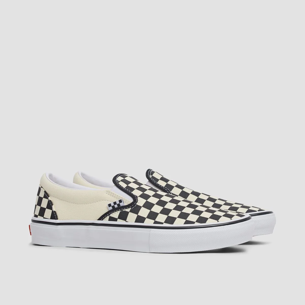 Vans Skate Slip-On Shoes - Checkerboard Black/Off - Image 2