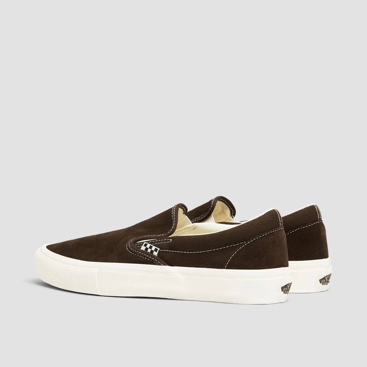 Vans Skate Slip-On Shoes - Chocolate Brown - Image 3