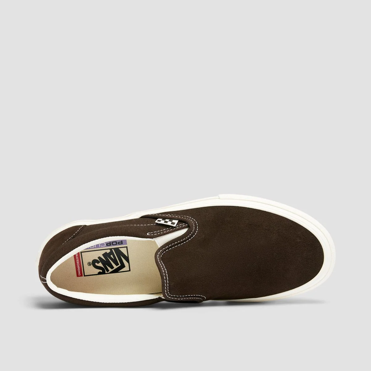 Vans Skate Slip-On Shoes - Chocolate Brown - Image 4