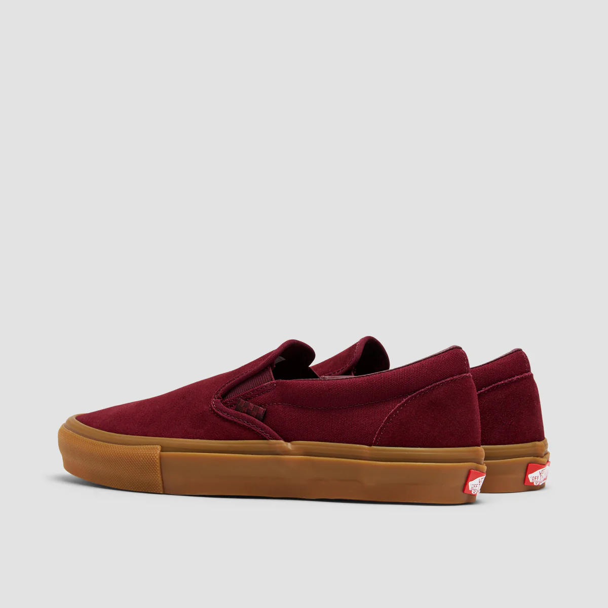 Vans Skate Slip-On Shoes - Port/Gum - Image 3