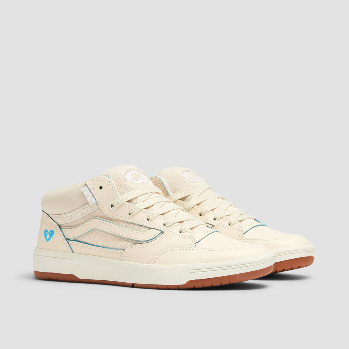 Vans Skate Zahba Mid Top Shoes - Pedro Barros Buttercream - Image 2