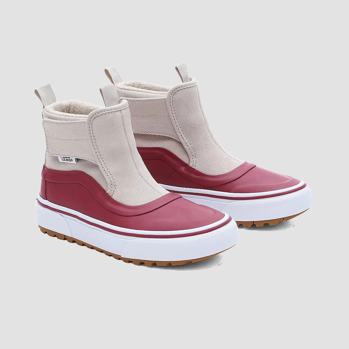 Vans Slip-On Hi Terrain V MTE Boots - Light Brown/Red - Kids - Image 2