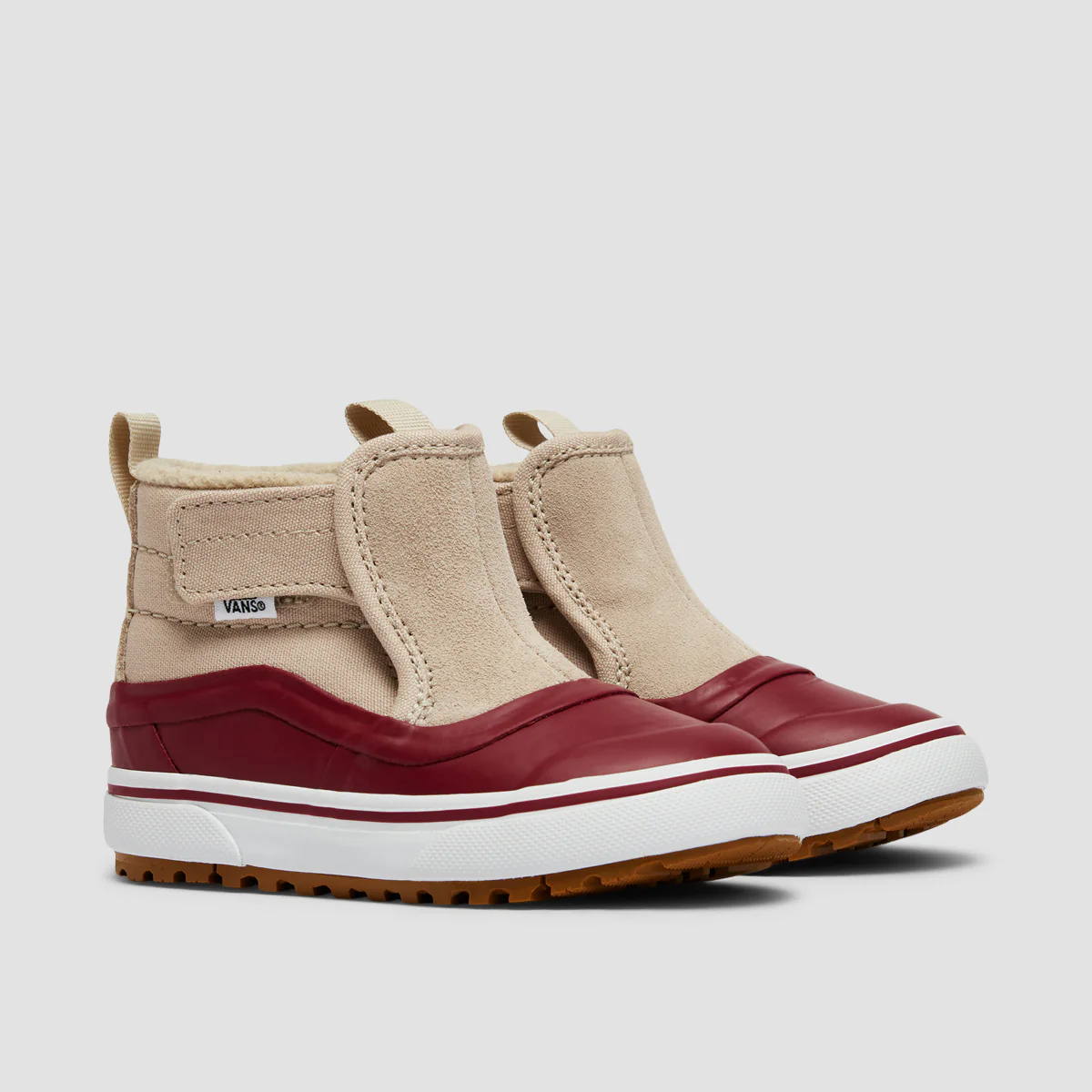 Vans Slip-On Hi Terrain V Toddler Shoes - Light Brown/Red - Kids - Image 2