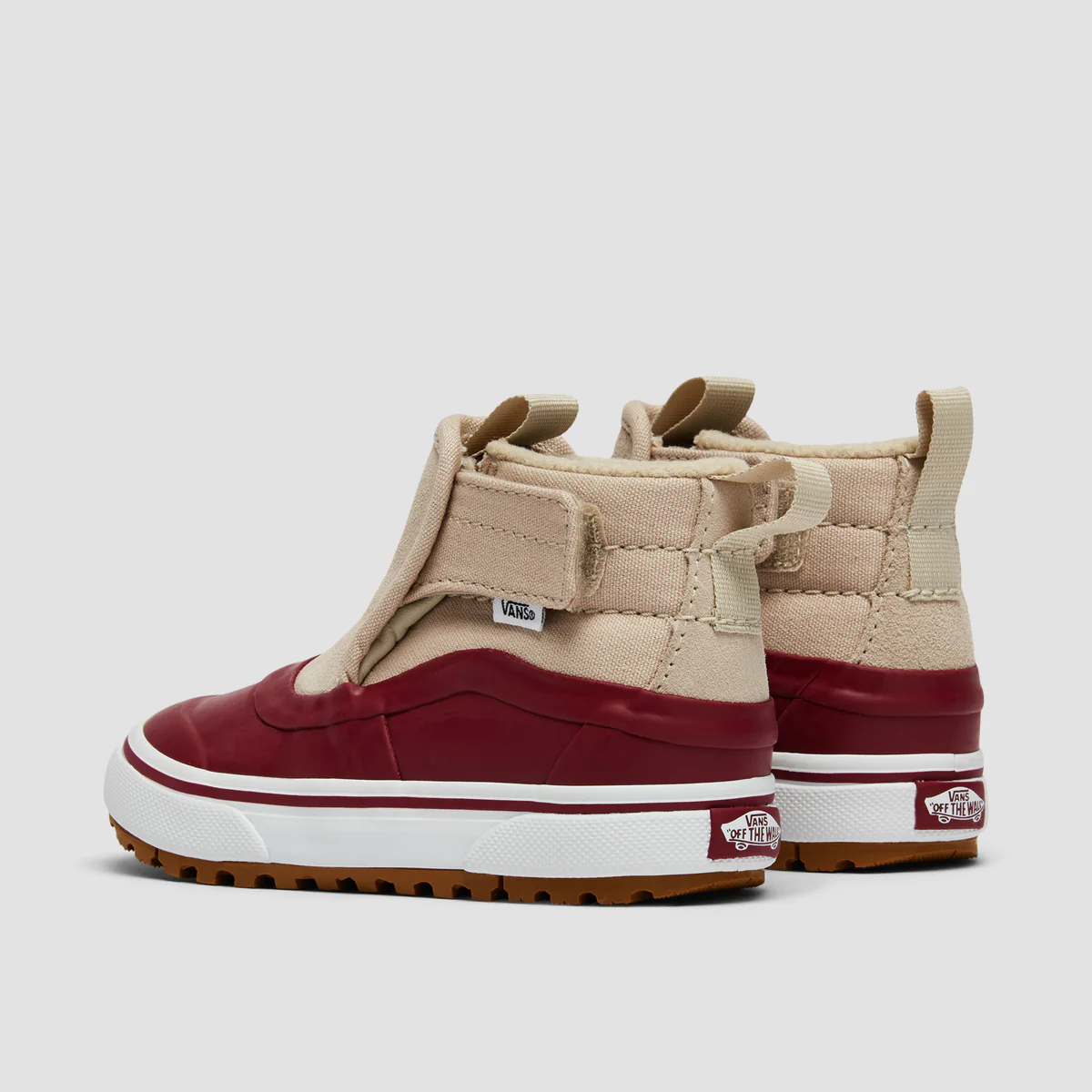 Vans Slip-On Hi Terrain V Toddler Shoes - Light Brown/Red - Kids - Image 3