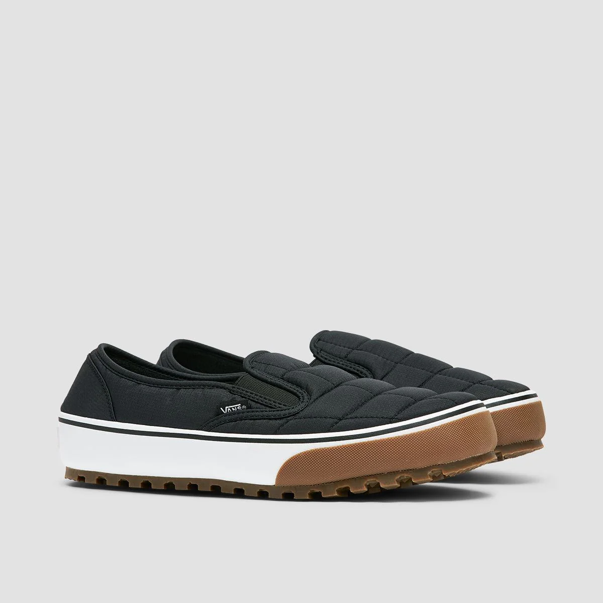 Vans Snow Lodge Slipper Vansguard Shoes - Quilted Black - Image 2