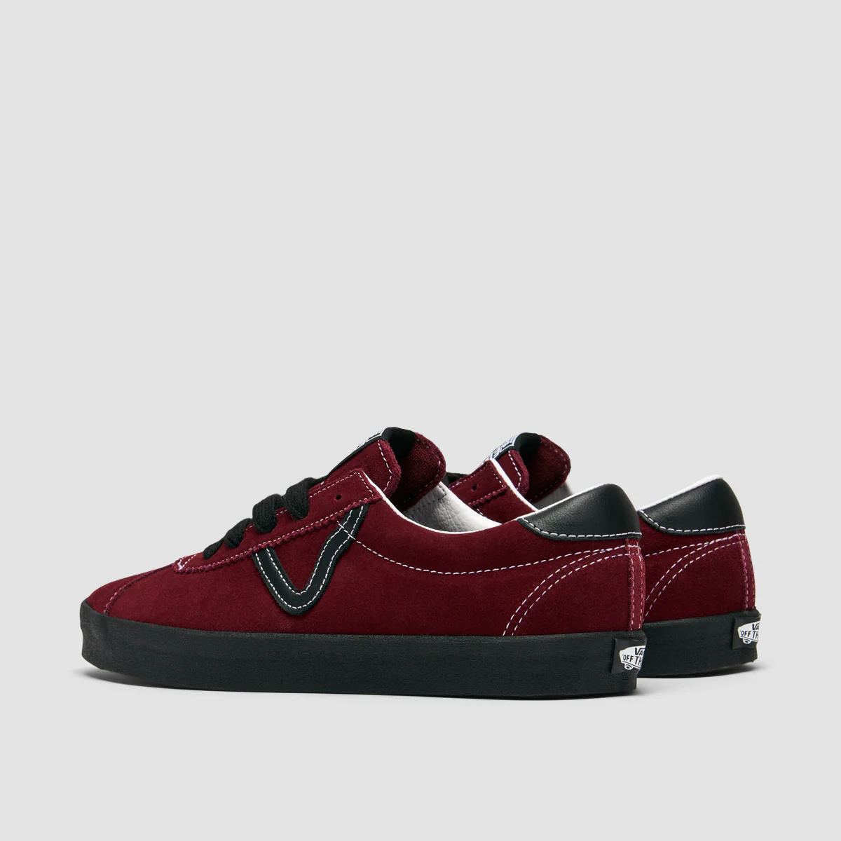Vans Sport Low Shoes - Suede Port/Black - Image 3