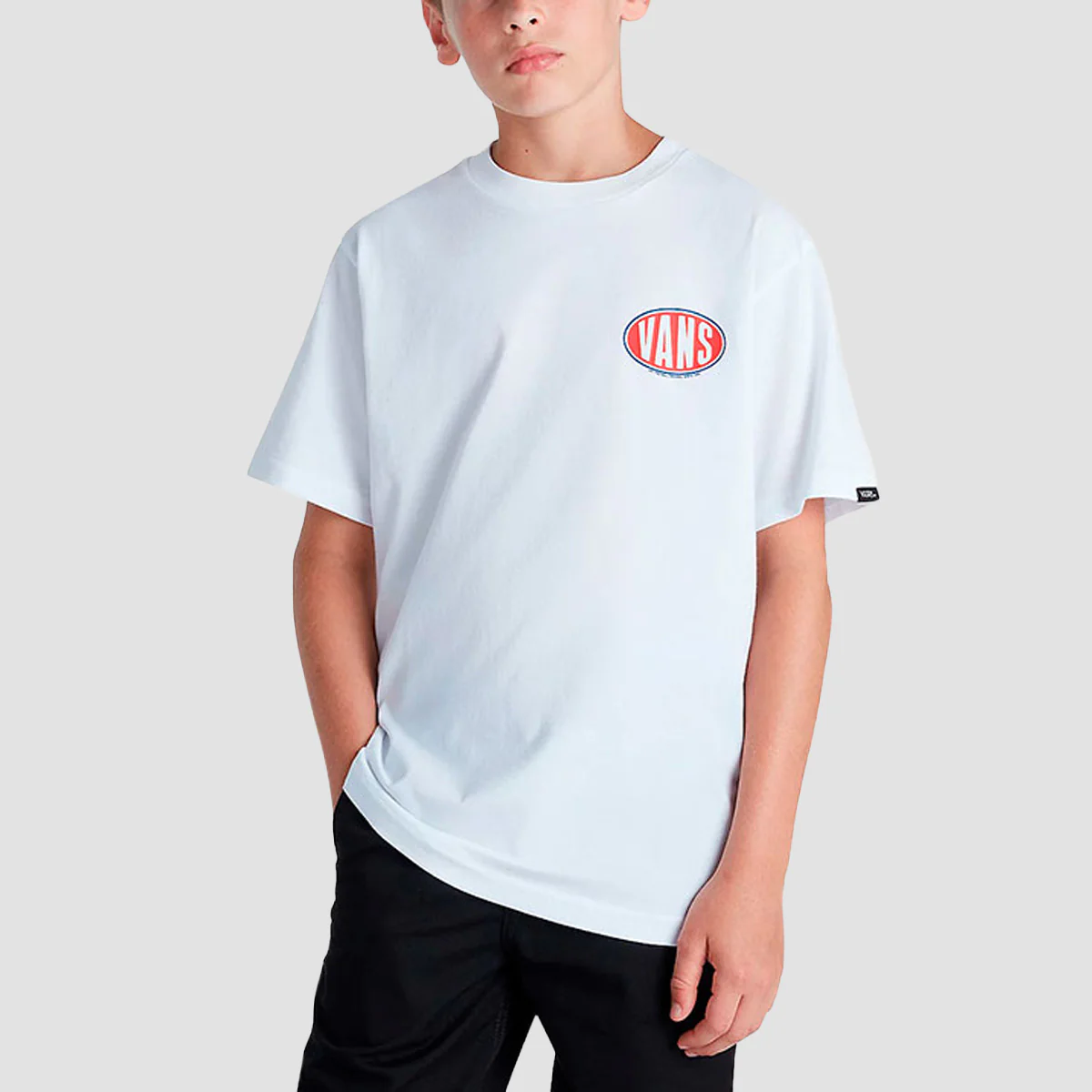 Vans Spray On T-Shirt White - Kids - Image 2
