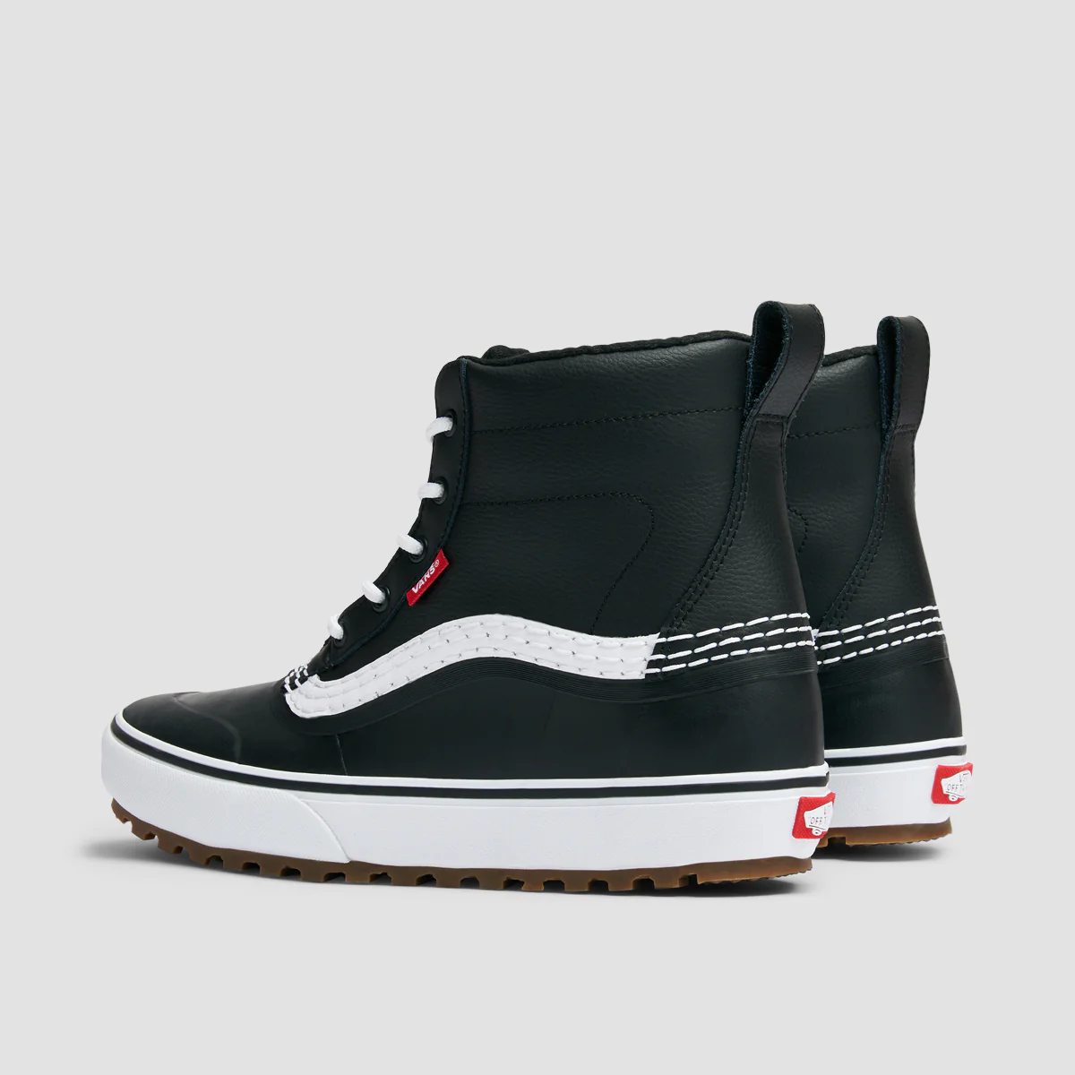 Vans Standard Snow MTE Mid Top Boots - Black/White - Image 3