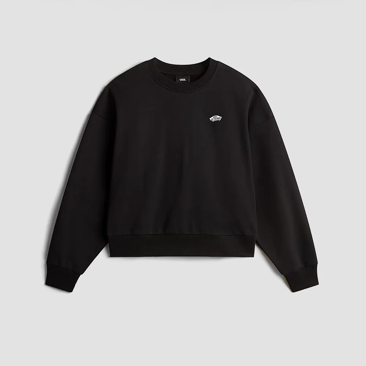 Vans Style 76 II Retro Crew Sweatshirt Black - Womens