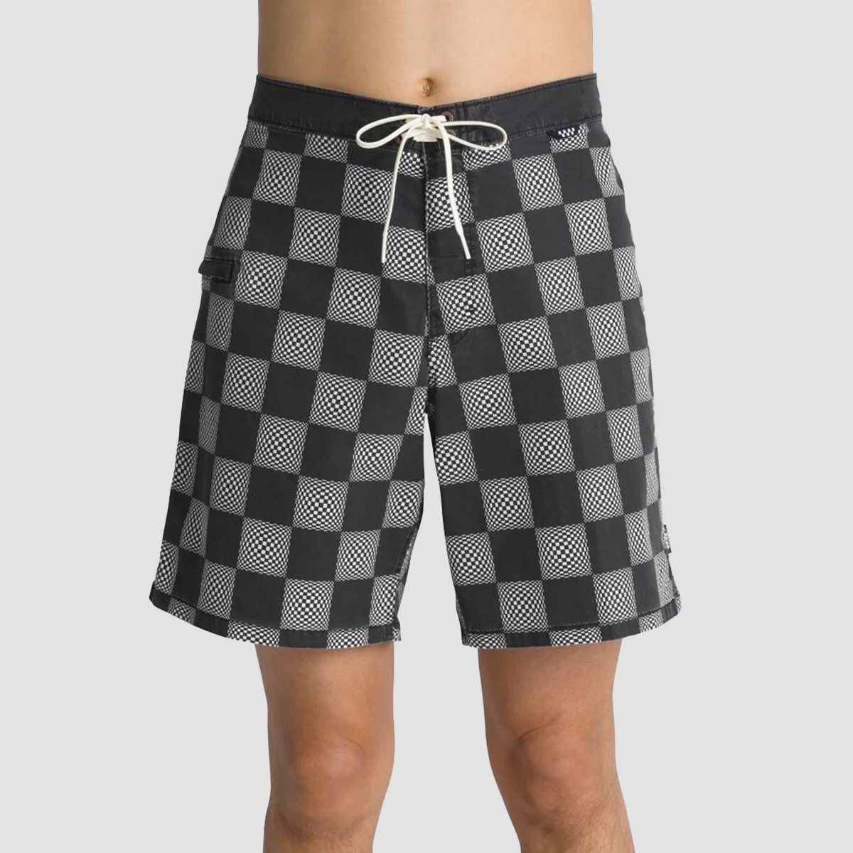 Vans The Daily Vintage Check Boardshorts Black/White