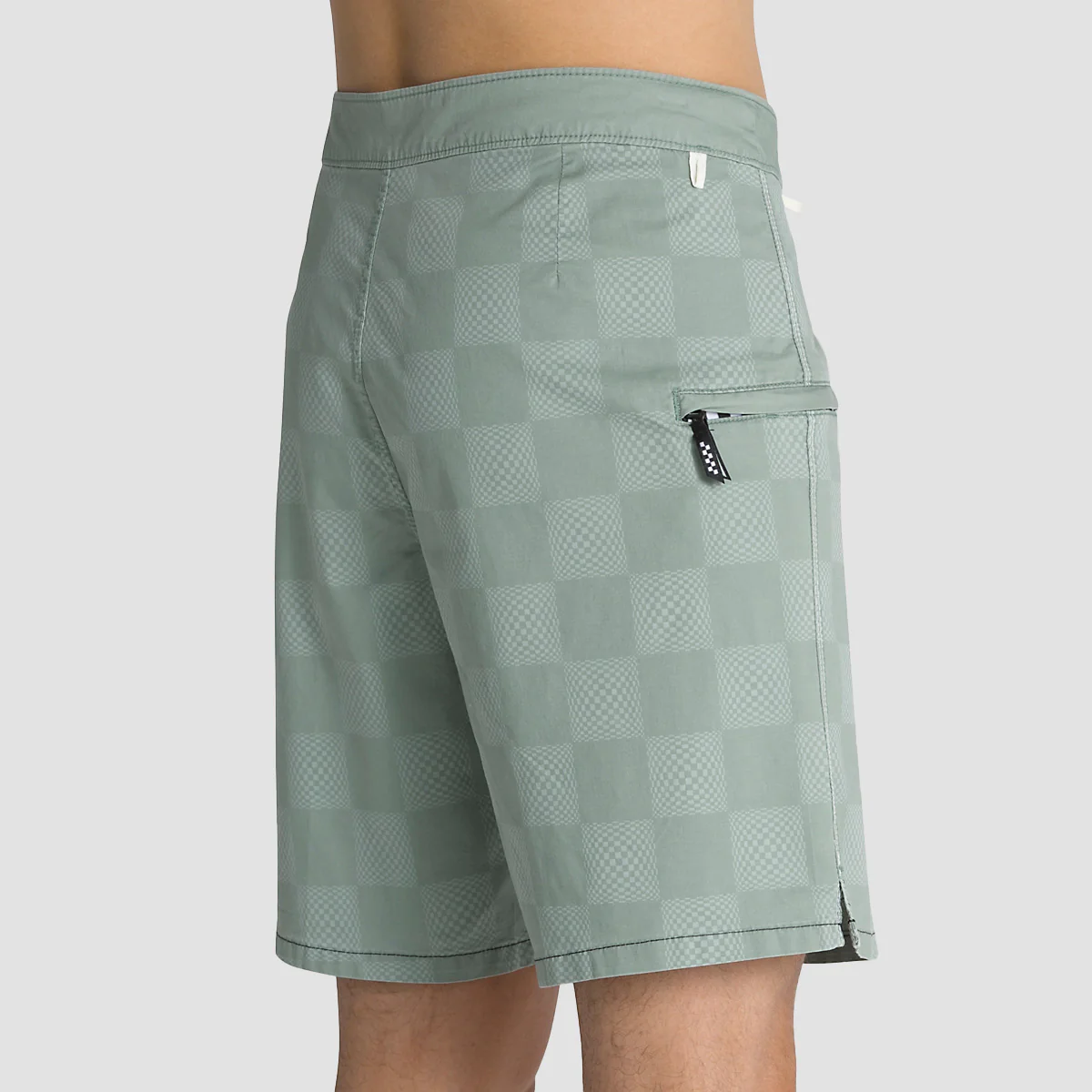 Vans The Daily Vintage Check Boardshorts Chinois Green - Image 2
