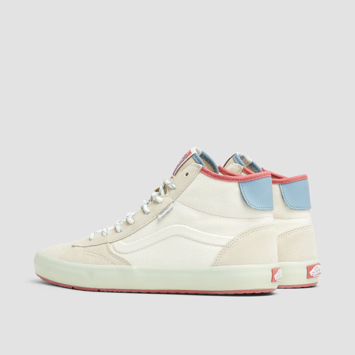 Vans The Lizzie High Top Shoes - Marshmallow/Multi - Image 3