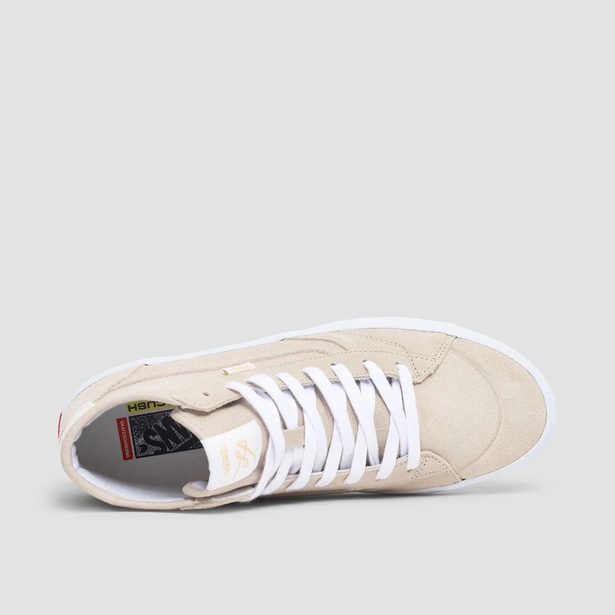 Vans The Lizzie High Top Shoes - Light Khaki - Image 4