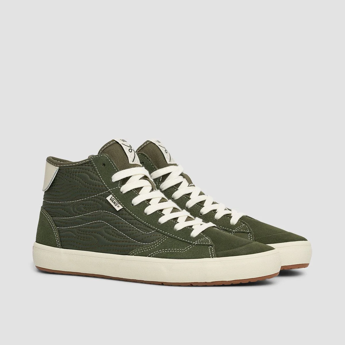 Vans The Lizzie High Top Shoes - Quilted Grape Leaf - Image 2