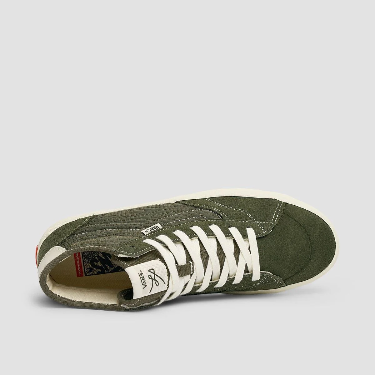 Vans The Lizzie High Top Shoes - Quilted Grape Leaf - Image 4
