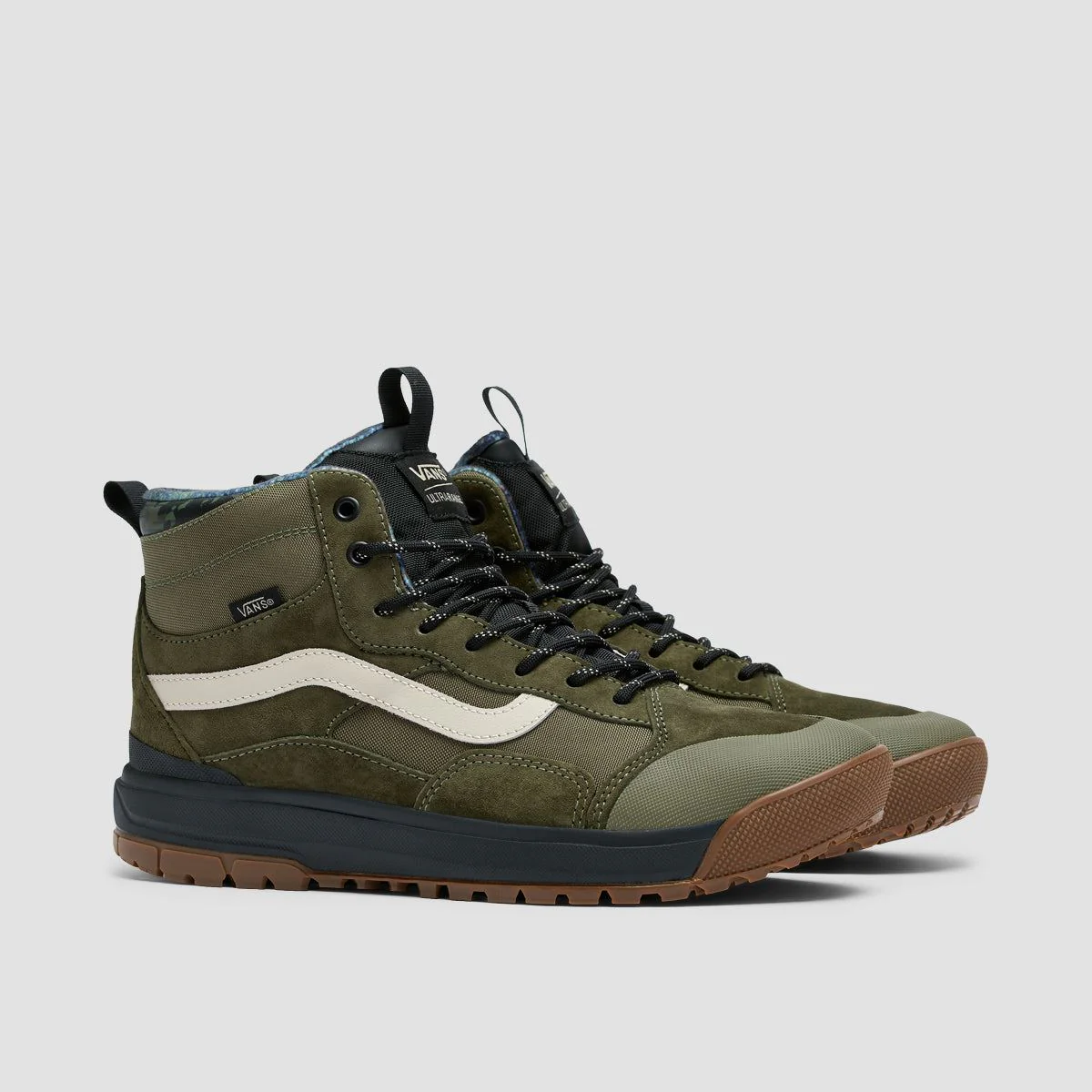 Vans UltraRange EXO Hi MTE1 High Top Shoes - Rain Camo Dark Olive - Image 2