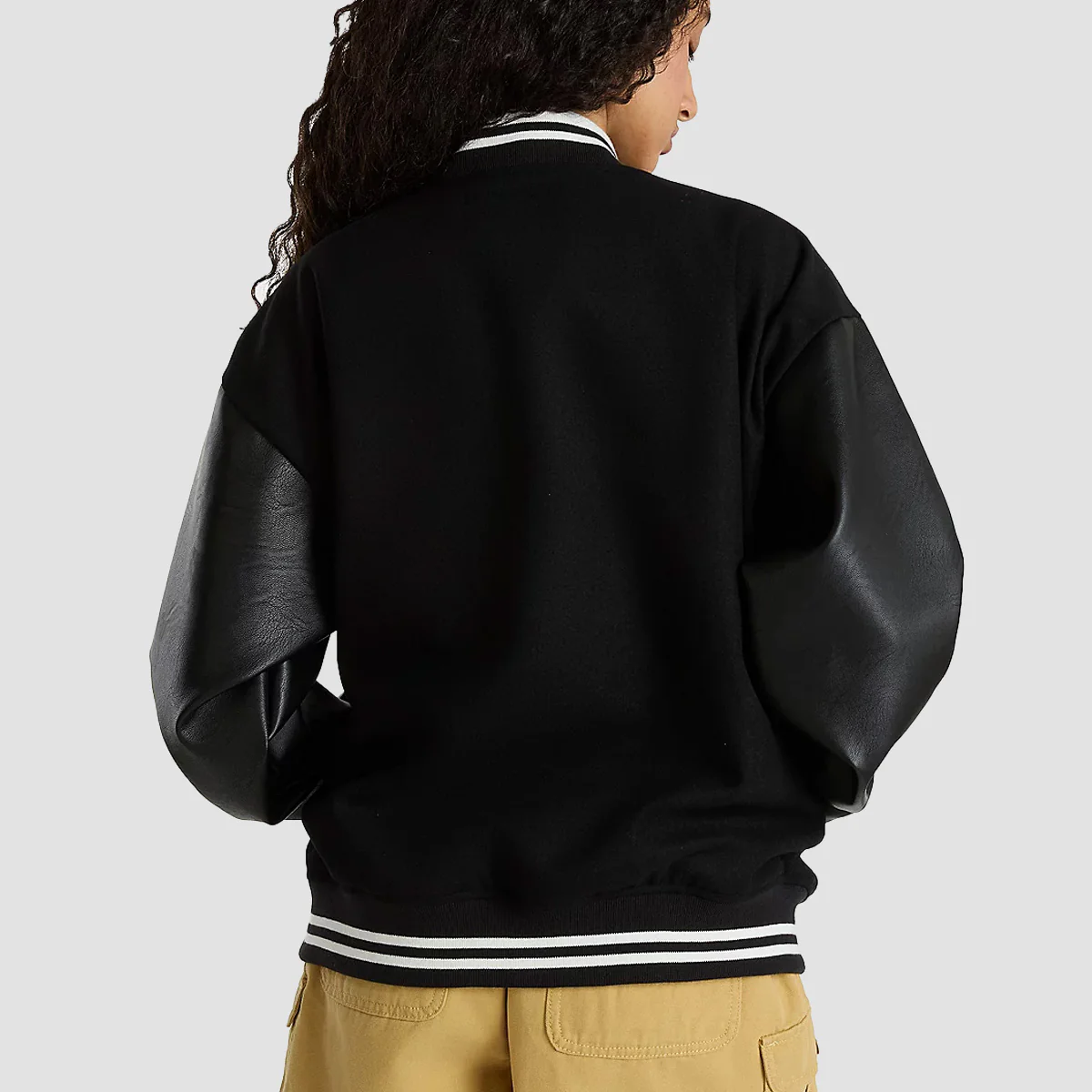 Vans Varsity Club Bomber Jacket Black - Womens - Image 3