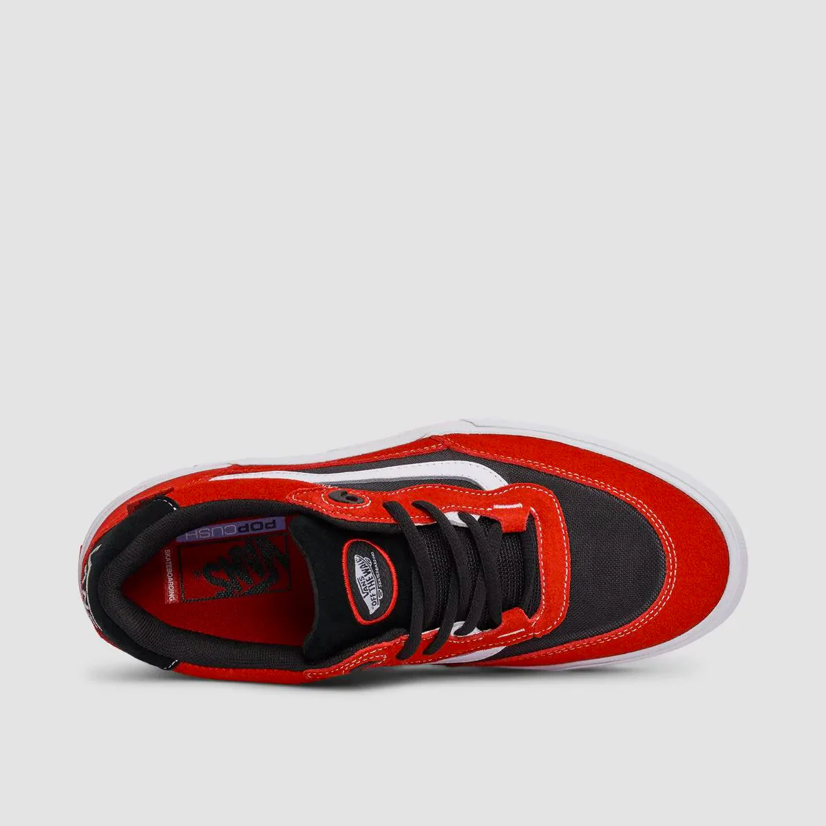 Vans Wayvee Shoes - Athletic Black/Red - Kids - Image 4