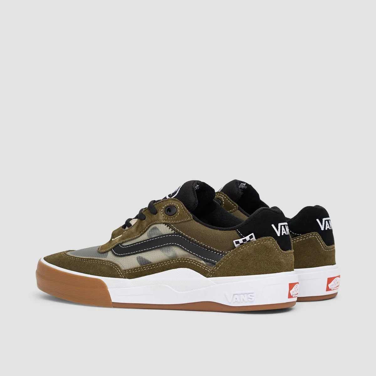 Vans Wayvee Shoes - Dark Olive - Image 3