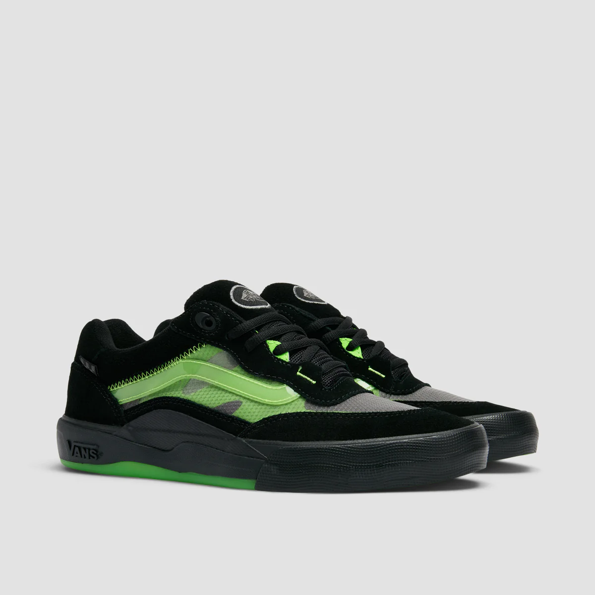 Vans Wayvee Shoes - Glow Skulls Green/Black - Image 2