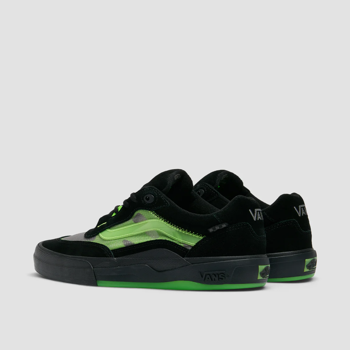 Vans Wayvee Shoes - Glow Skulls Green/Black - Image 3