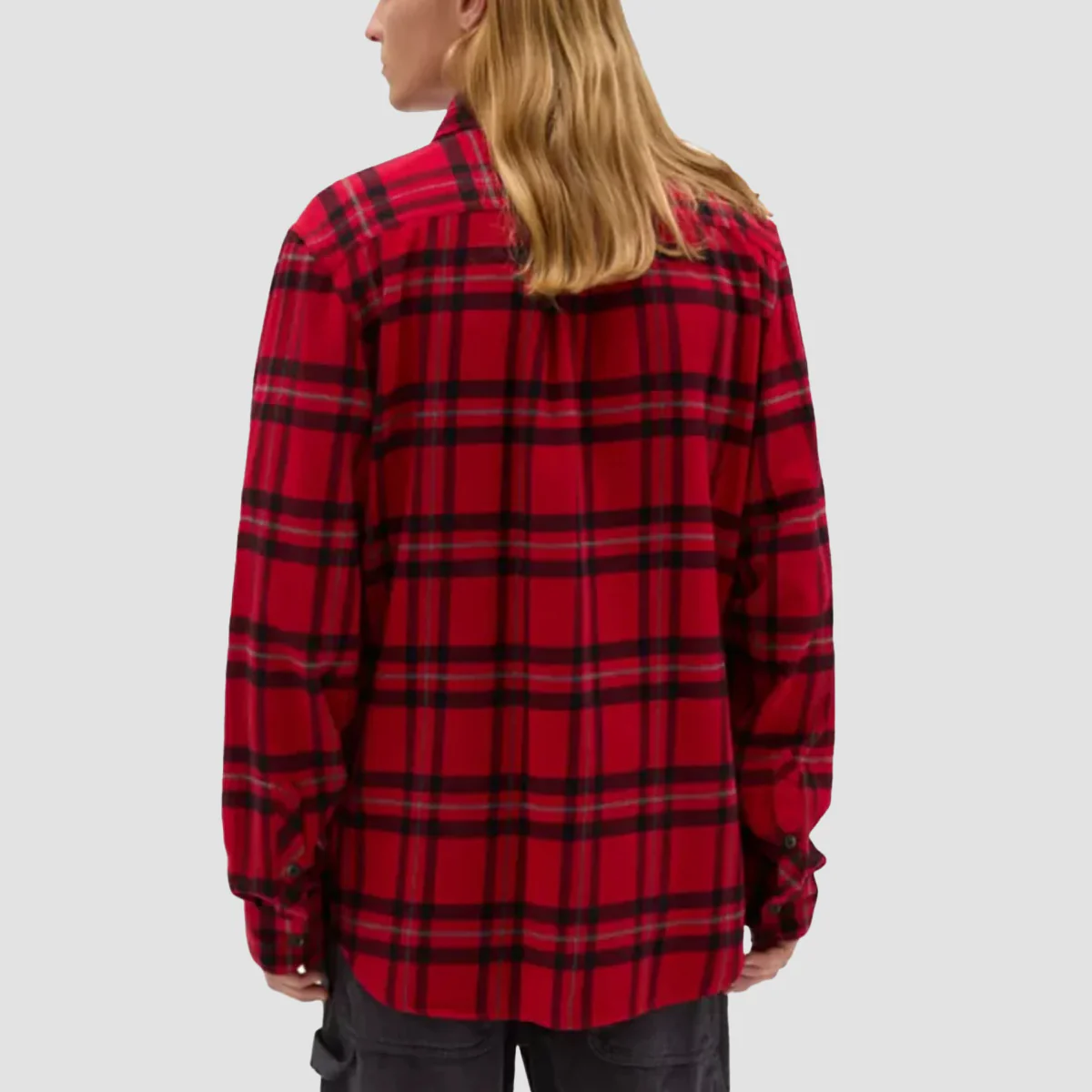 Vans Westminster Longsleeve Shirt Chili Pepper/Black - Image 2