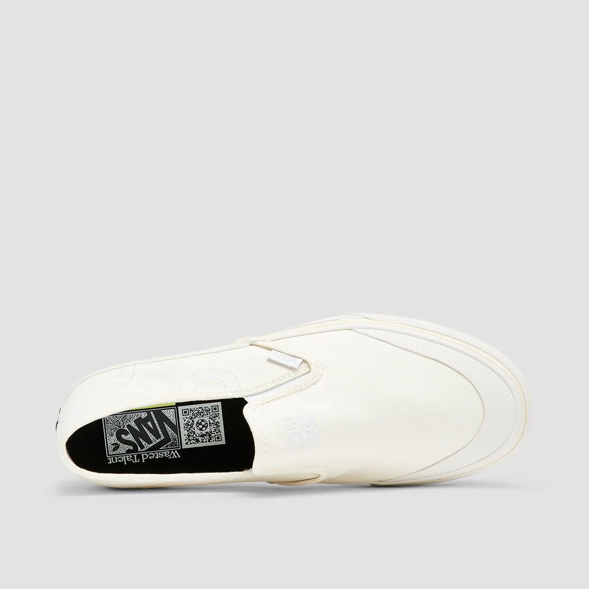 Vans X Wasted Talent VR3 SF Slip-On Shoes - Blanc De Blanc - Image 4