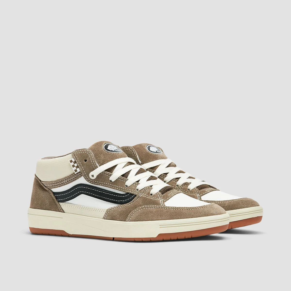 Vans Zahba Mid Top Shoes - Walnut - Image 2