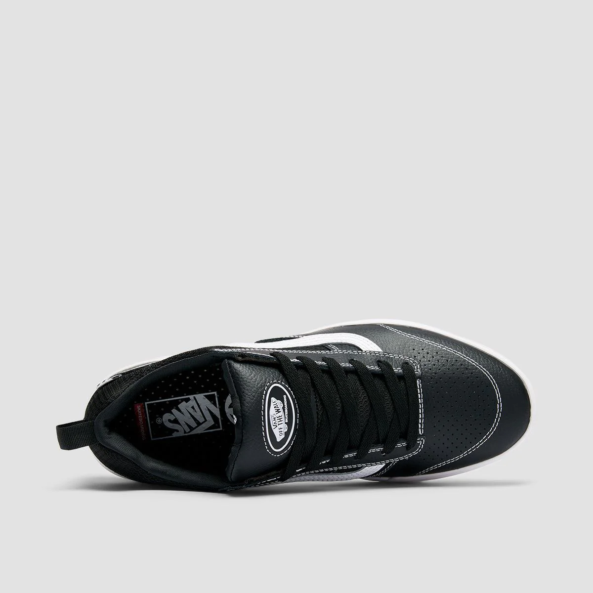 Vans Zahba Shoes - Leather Black/White - Image 4