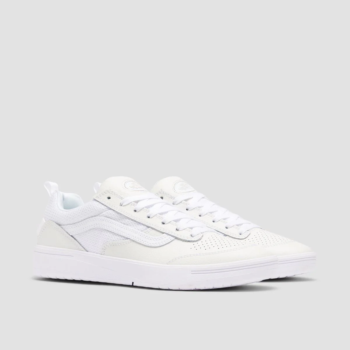 Vans Zahba Shoes - Leather White/White - Image 2