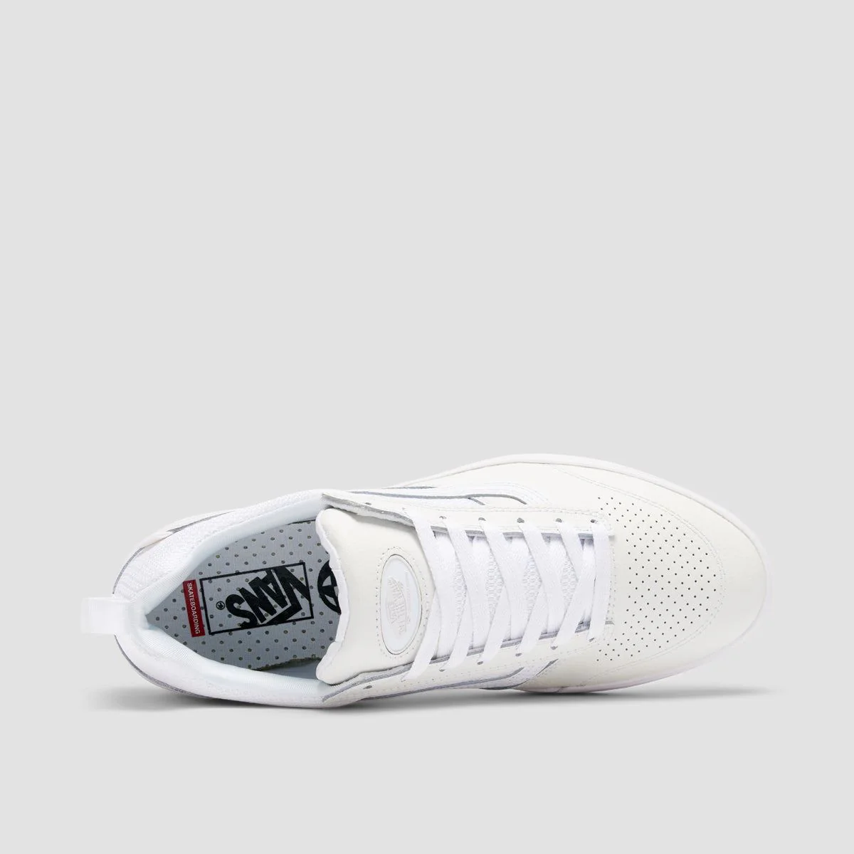 Vans Zahba Shoes - Leather White/White - Image 4