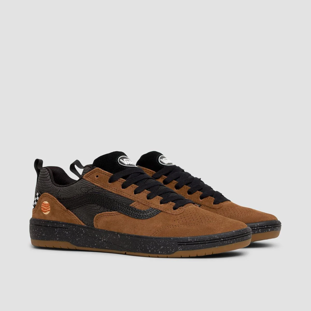 Vans Zahba Shoes - Zion Wright Brown/Multi - Image 2