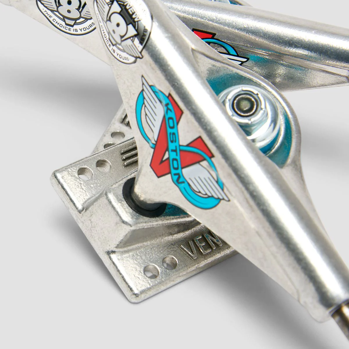 Venture 5.8 V8 Eric Koston Trucks 1 Pair Polished - 8.5" - Image 4