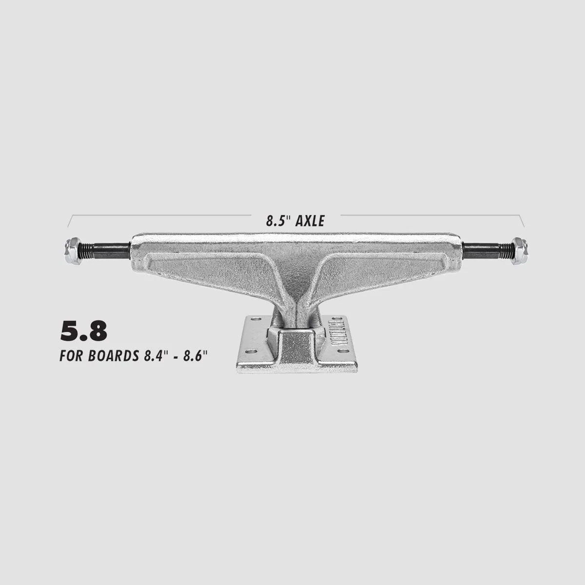 Venture 5.8 V8 Eric Koston Trucks 1 Pair Polished - 8.5" - Image 7