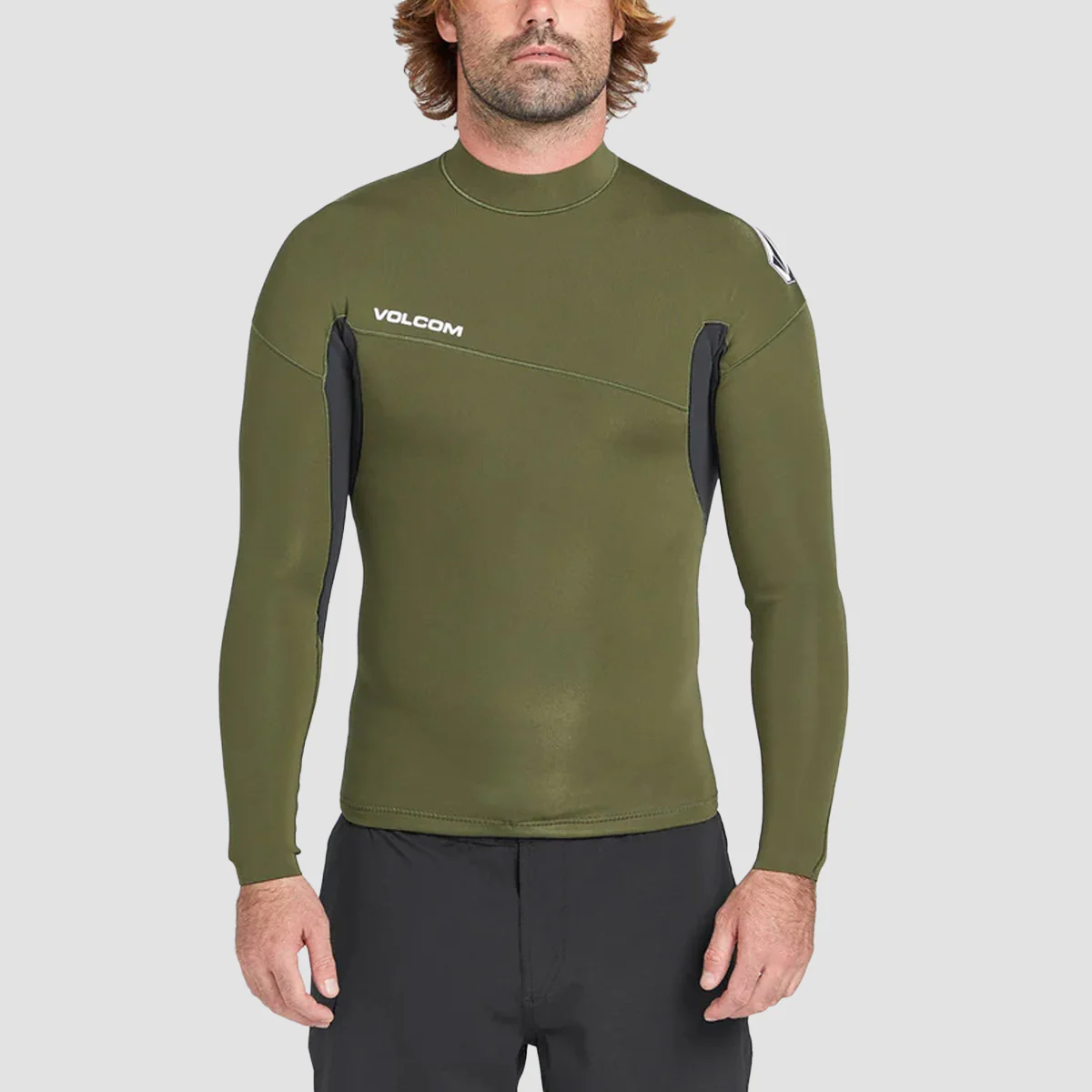 Volcom 1.5mm Pullover Wetsuit Top Military