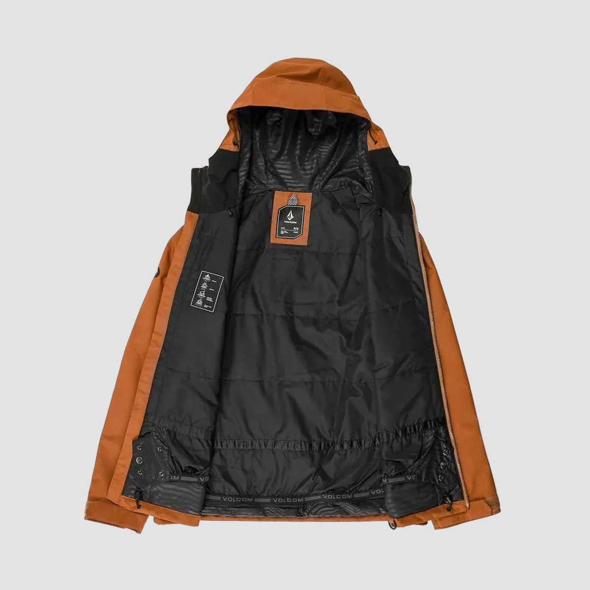 Volcom 2836 Ins 20K Snow Jacket Caramel - Image 3