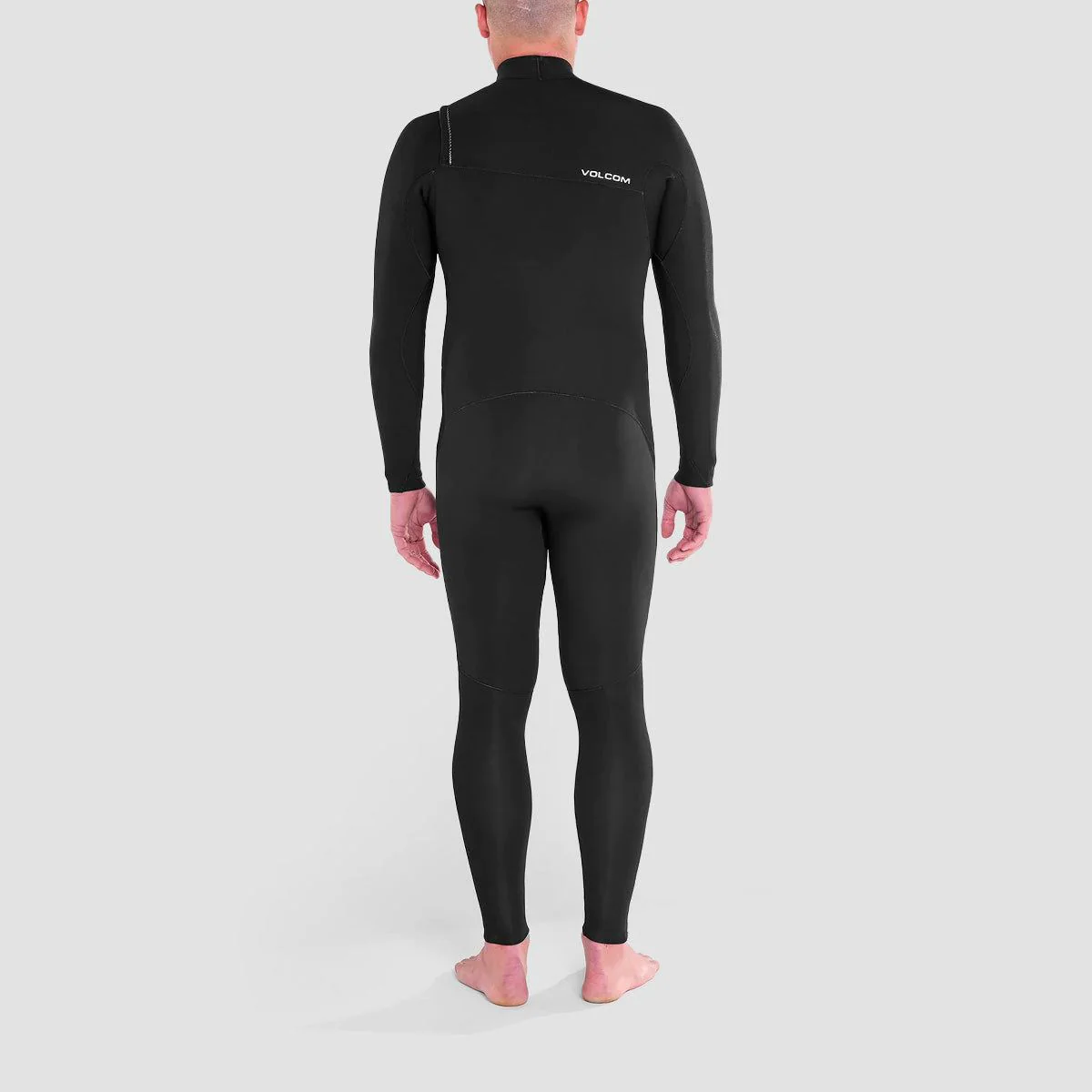 Volcom 4/3mm Chest Zip Fullsuit Wetsuit Black - Image 2