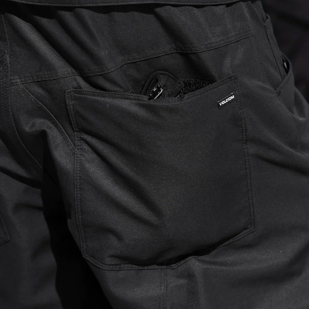Volcom 5-Pocket Snow Pants Black - Image 3