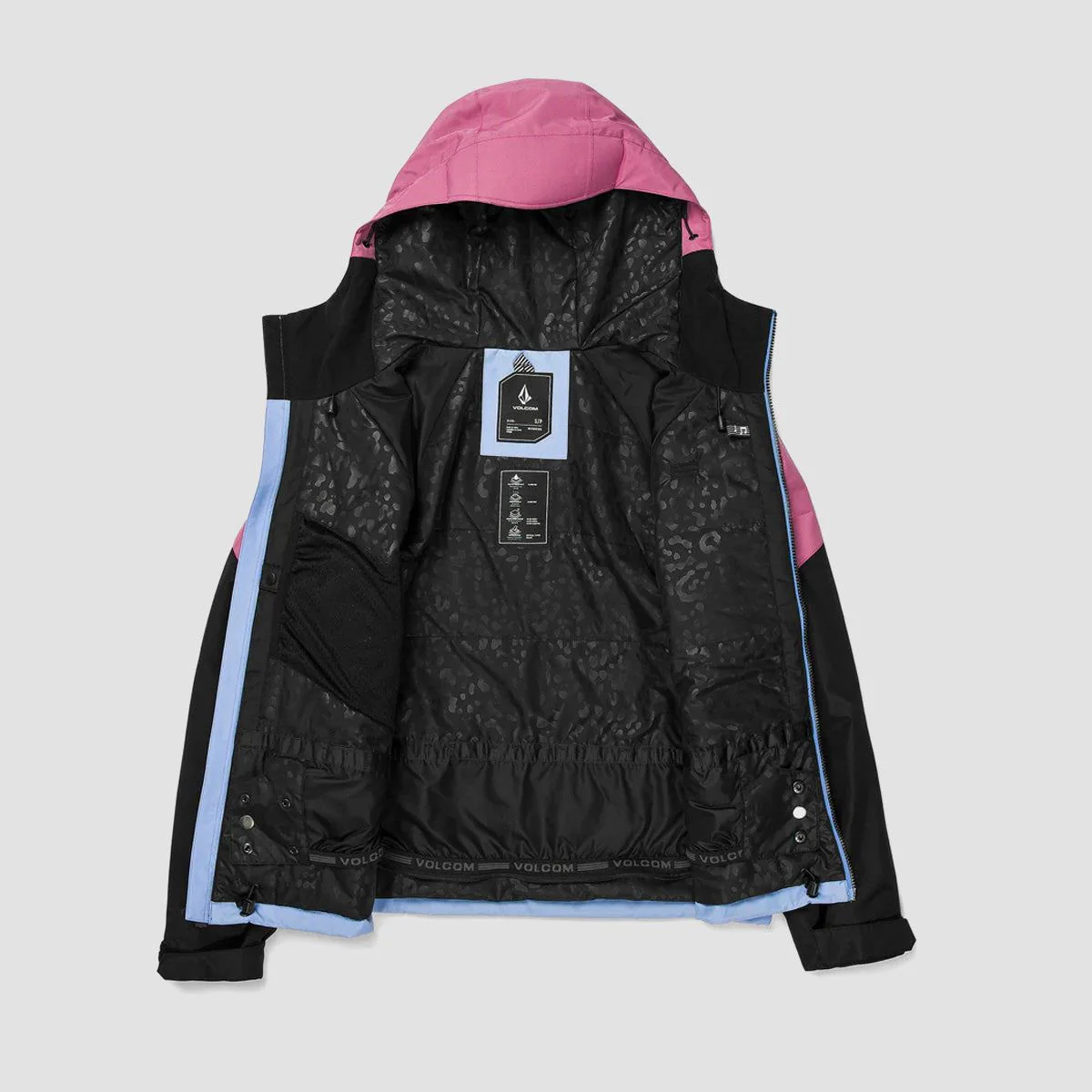 Volcom Agate Ins 10K Snow Jacket Crystal Blue - Womens - Image 3