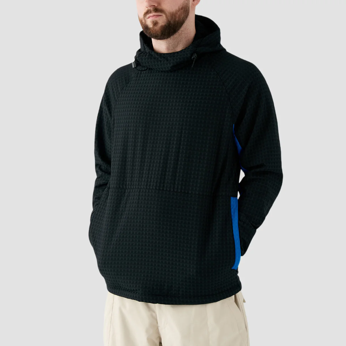 Volcom All I Got Hooded Pullover Jacket Black - Image 2
