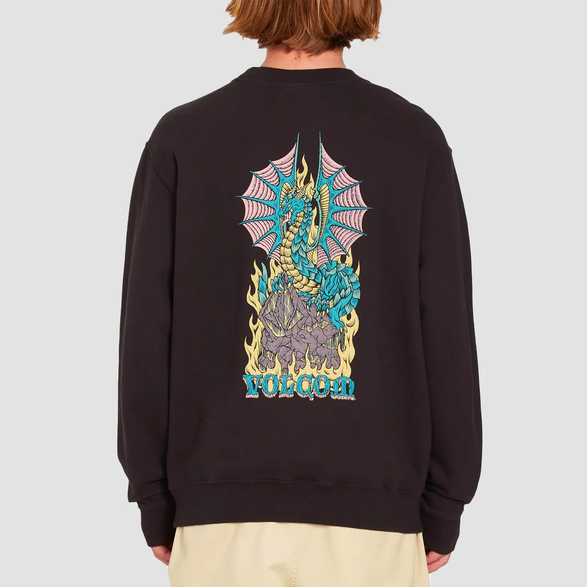 Volcom Alstone Crew Sweat Black - Image 2