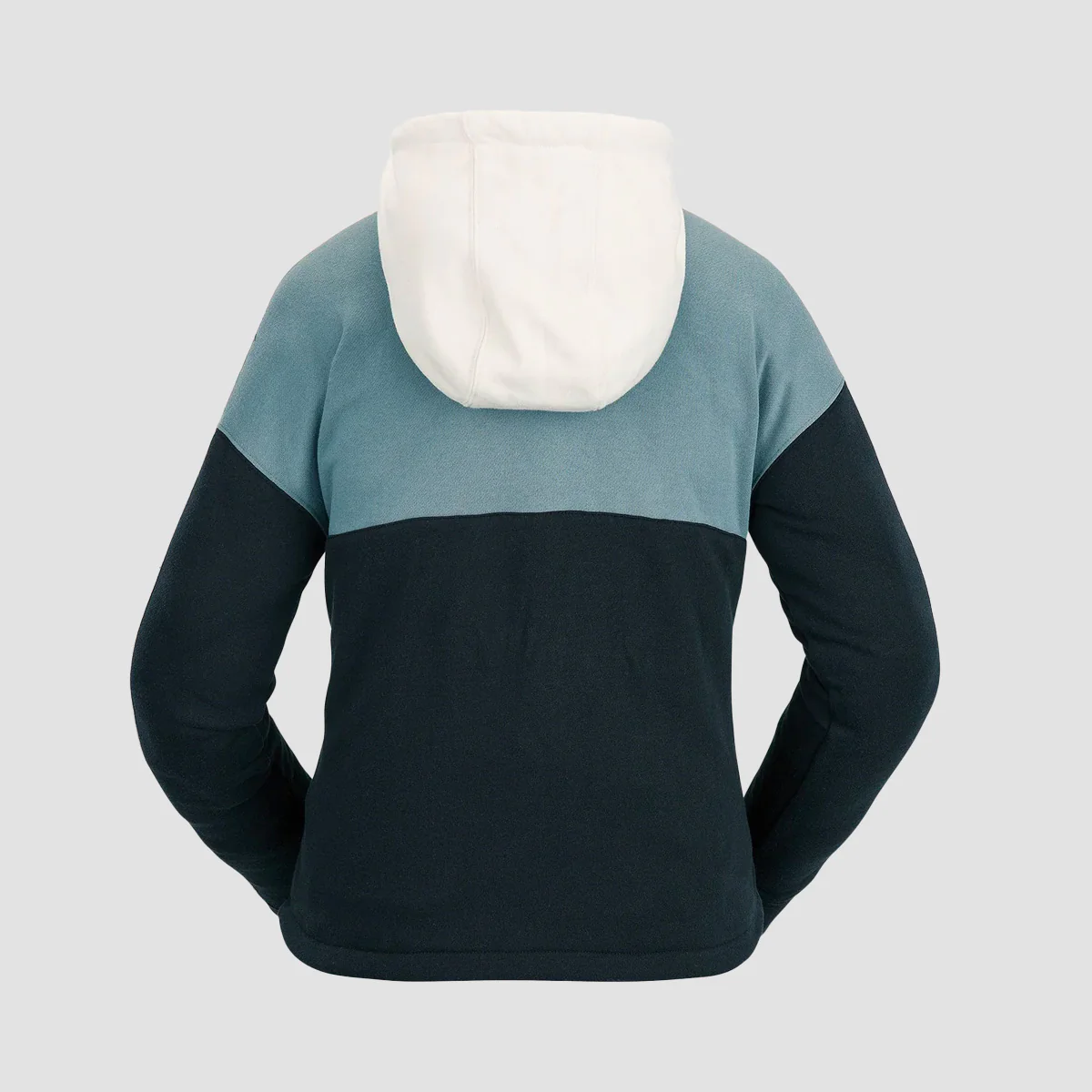 Volcom Anorak Snow Pullover Hoodie Green Ash - Womens - Image 3