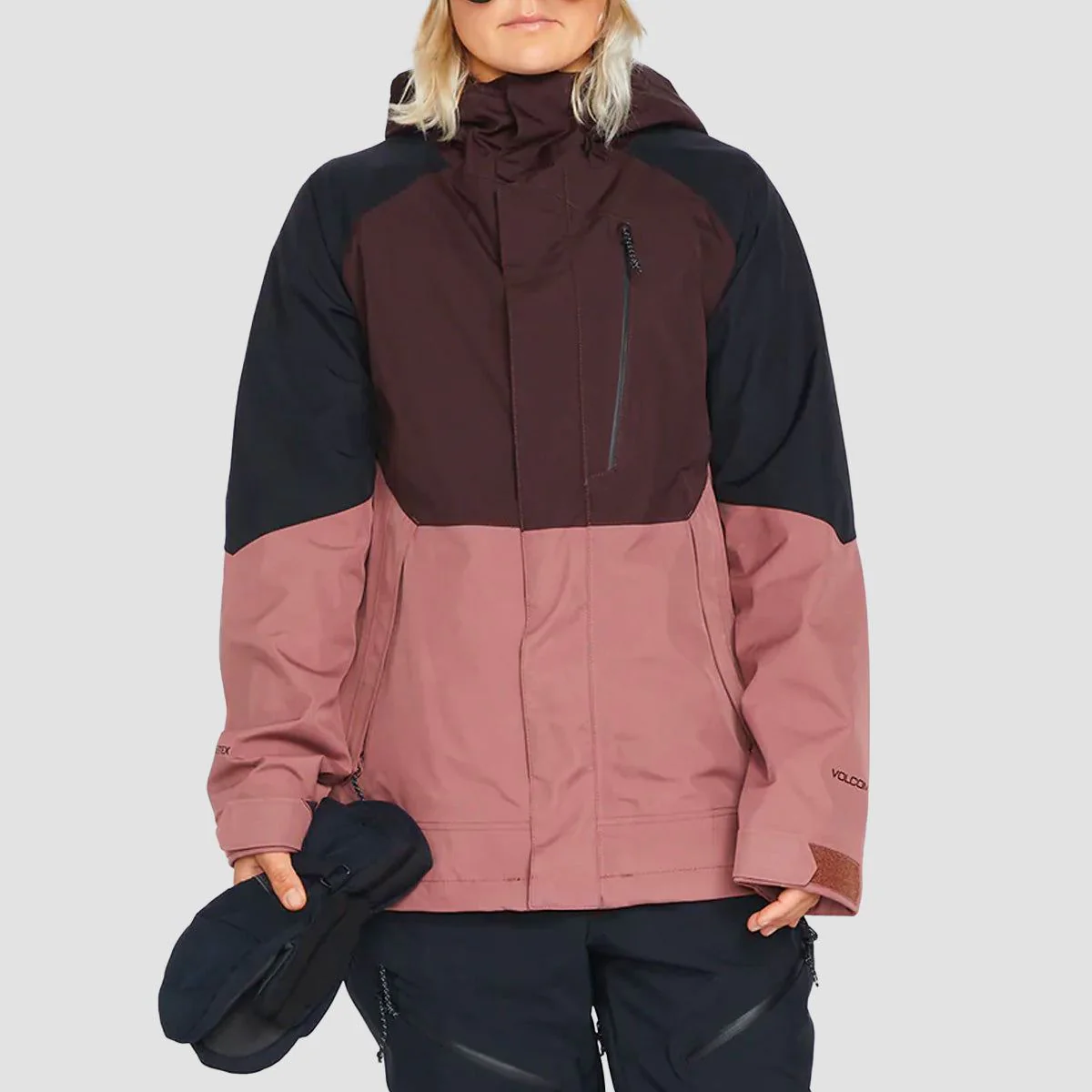Volcom Aris Gore-Tex Snow Jacket Black Plum - Womens