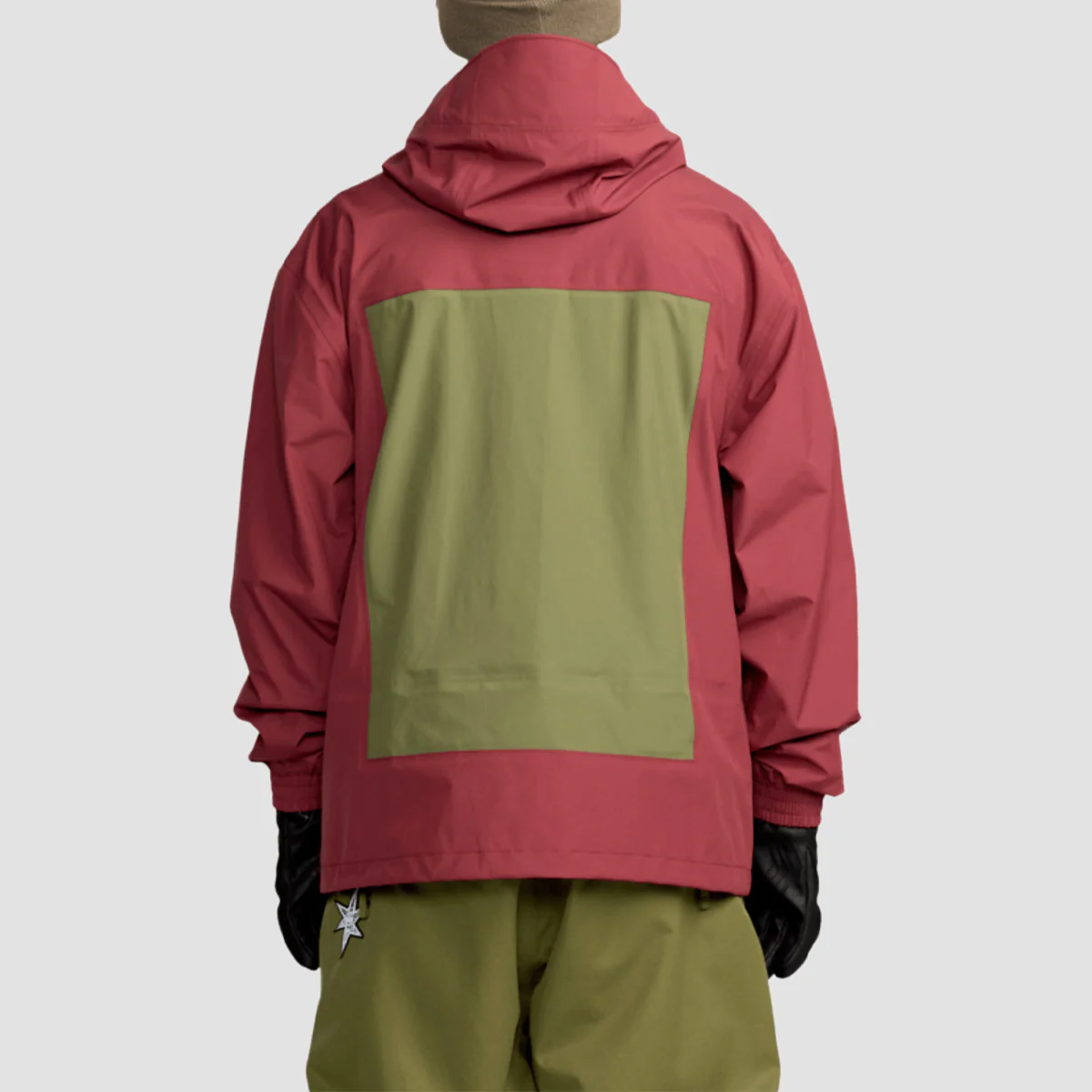 Volcom Arthur 3L 15K Snow Jacket Burnt Red - Image 2