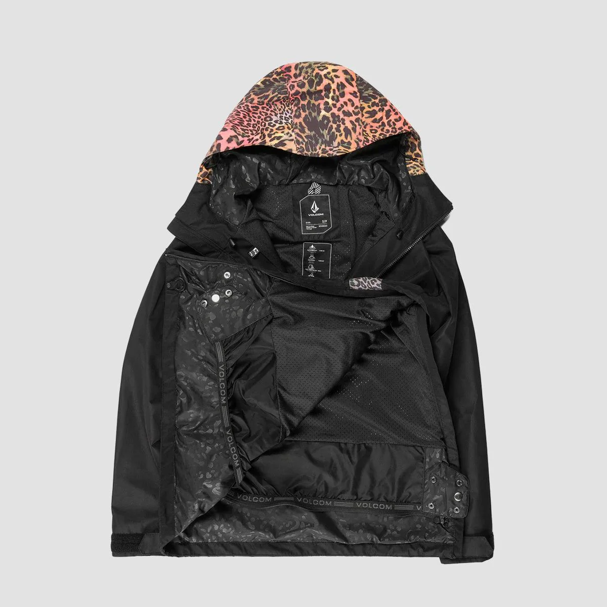 Volcom Ashfield Pullover 10K Snow Jacket Black - Womens - Image 2
