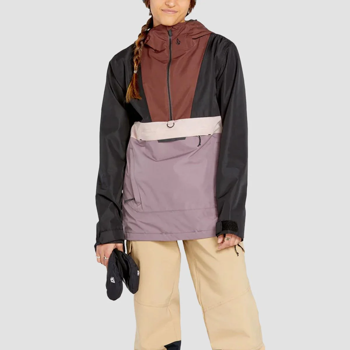 Volcom Ashfield Pullover 10K Snow Jacket Dusty Lavender - Womens